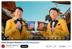 strategi iklan shin tae yong